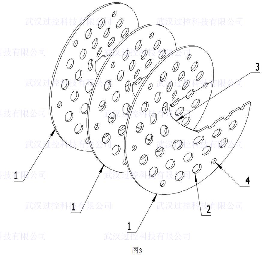 一种管壳式换热器用螺旋折流板 附图1