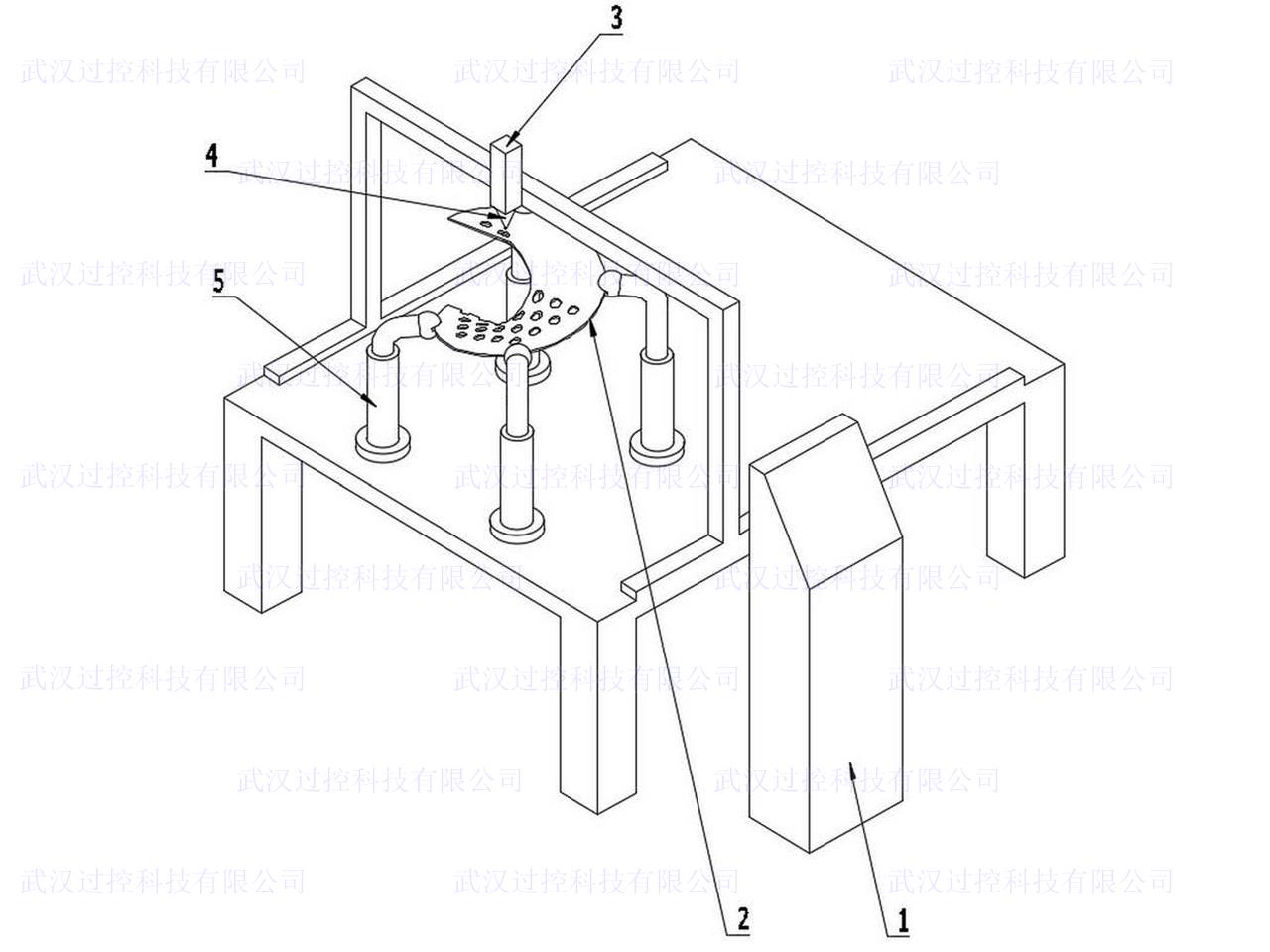 一种管壳式换热器用螺旋折流板管孔的加工方法 附图2